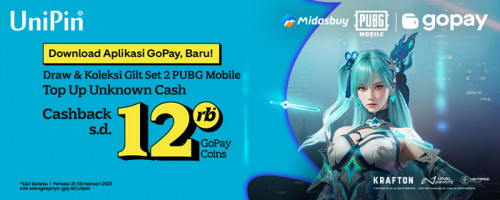 Koleksi Gilt Set 2 PUBG Mobile – Top Up Unknown Cash Pakai GoPay Sekarang!